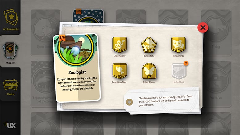 Missions Card Detail