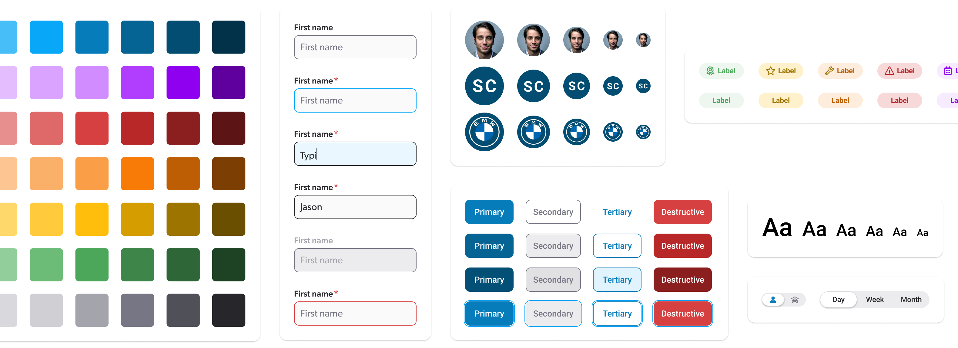 Page Wireframes